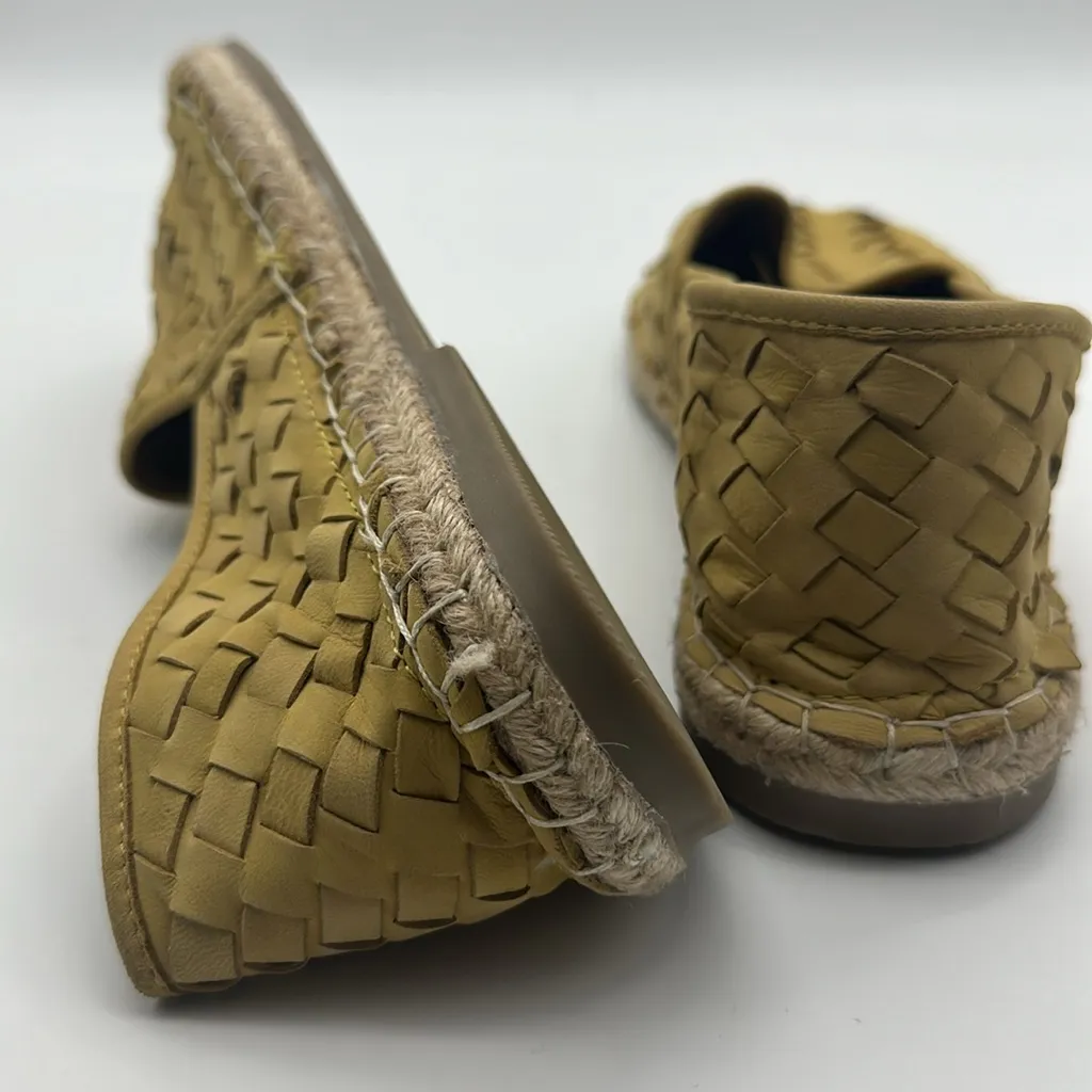 REBELS Woven Yellow Loafers Size 10 - Image 8