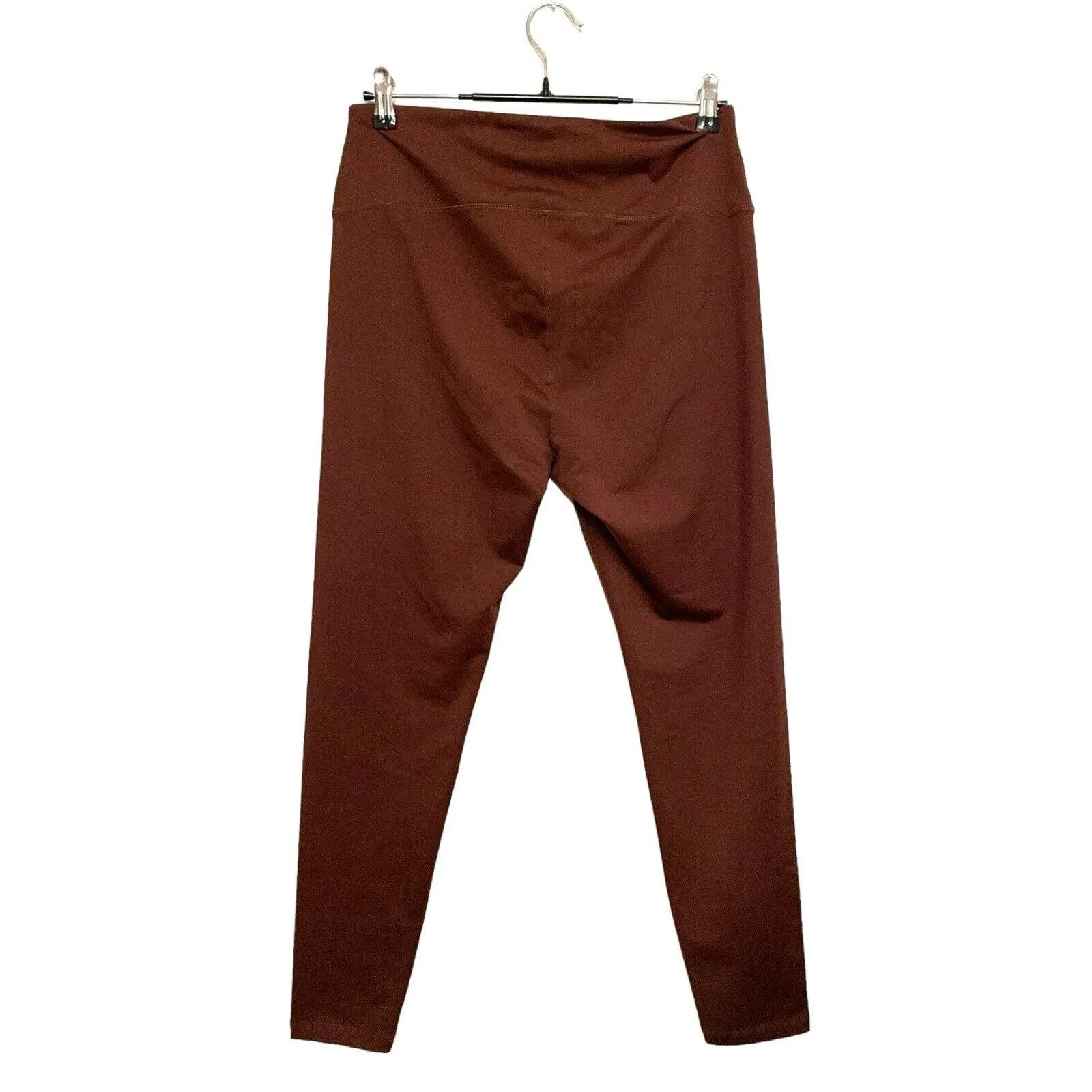 Reformation‎ EcoStretch Leggings Size XL Brown Sienna Full Length High Waisted - Image 2