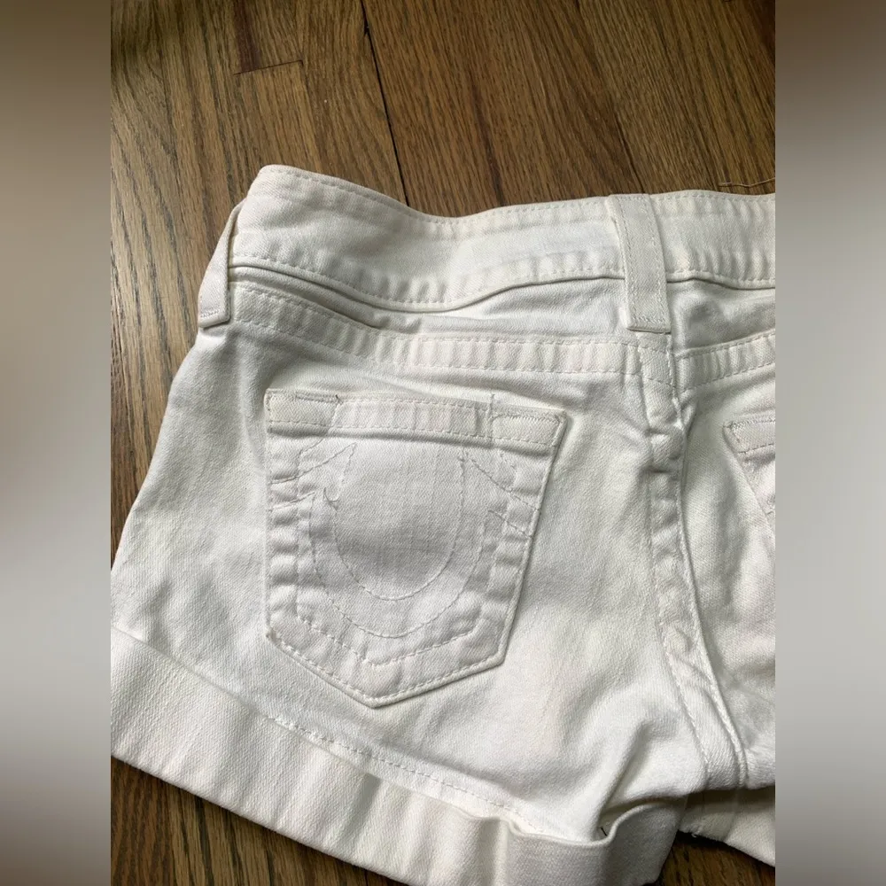 True religion white shorts Jess 28 - Image 9