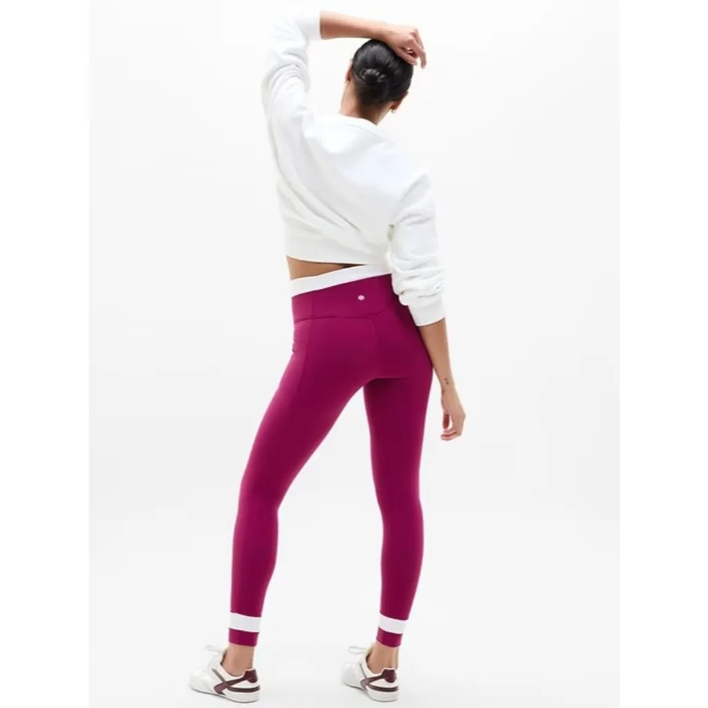Athleta XST Salutation Stash High Rise Double Up  Legging Wildberry X-Small Tall - Image 2