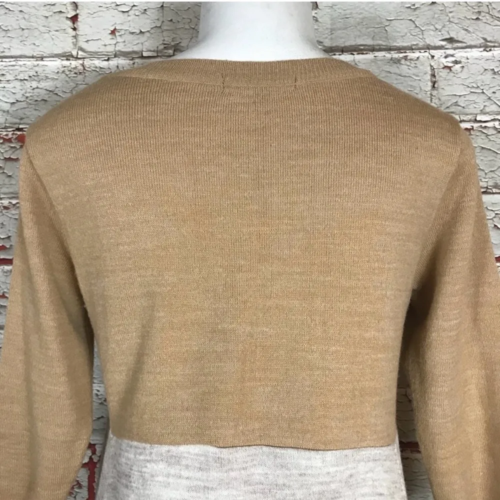 Asos Sweater Dress Size 4 Color Block 3/4 Sleeve
Career Fall Warm Cozy - Image 5