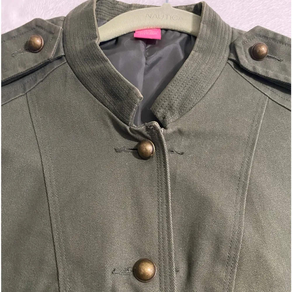 Du Jour Jacket Women’s Size Large Army Green - Image 6