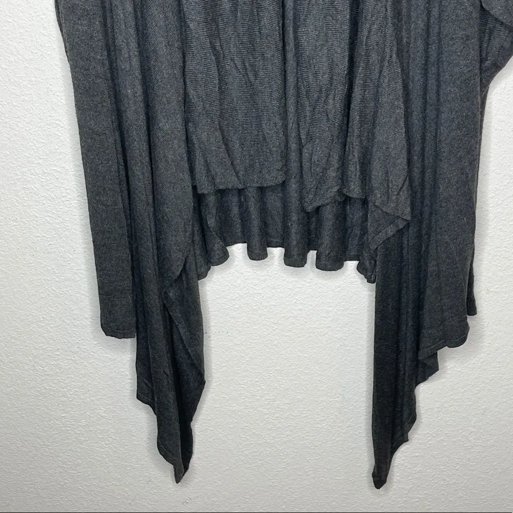 Cache Wrap Cover-Up Sweater Gray - Image 2