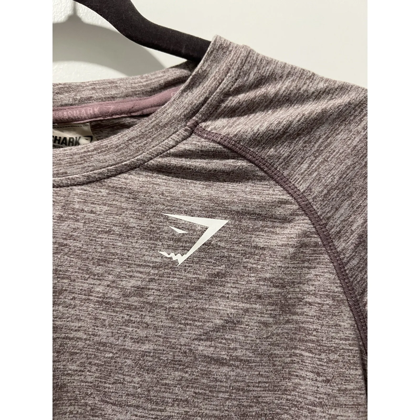 Gymshark Crop Top Long Sleeve Drawstring Thumb & Elbow‎ Holes Women's Size Small - Image 3