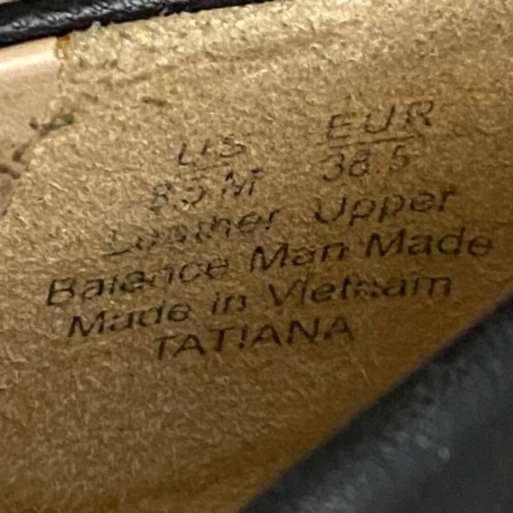 Sam Edelman Tatiana Leather Pump in Black Size 8.5 - Image 8