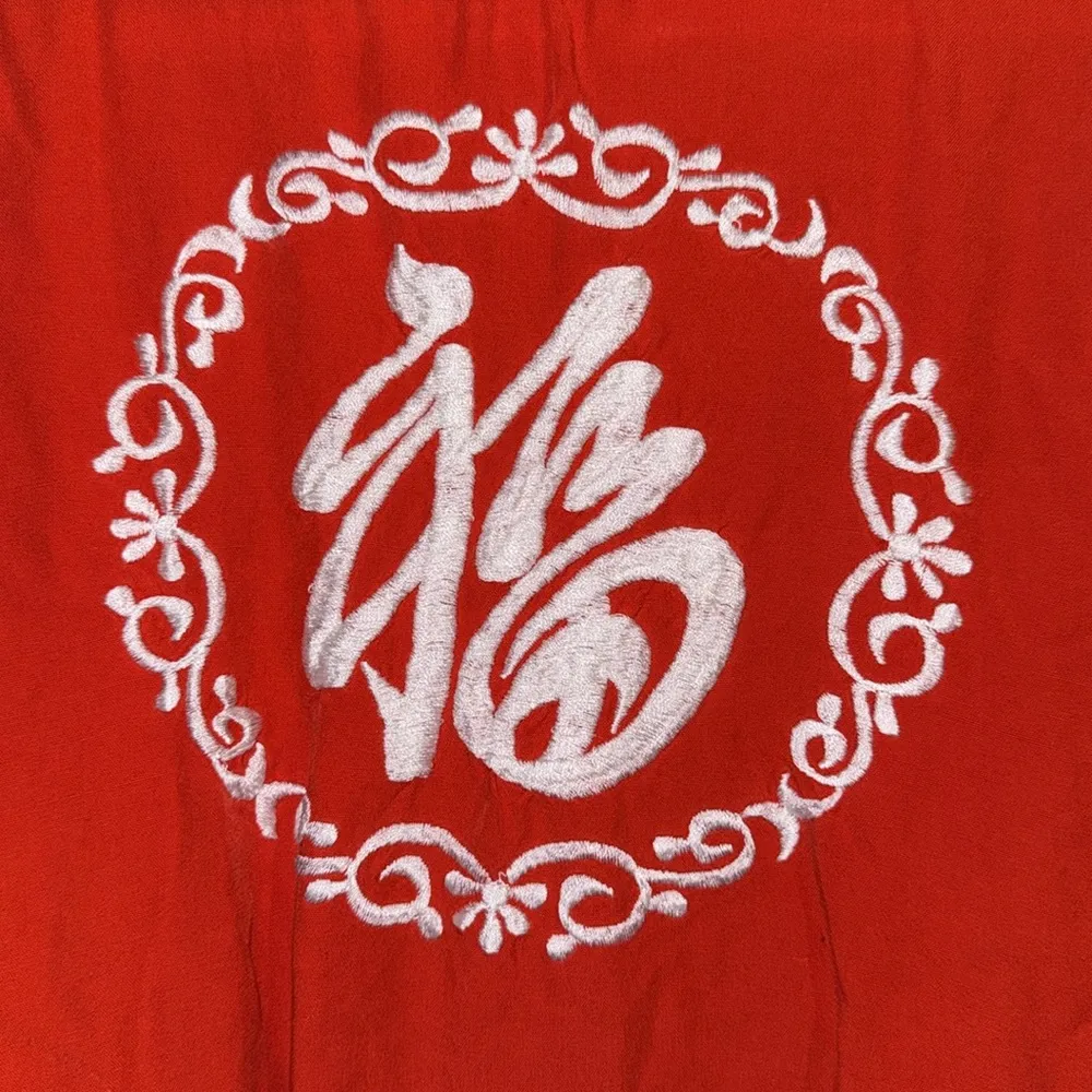 Chin may EMB cardigan Orange Size M - Image 3