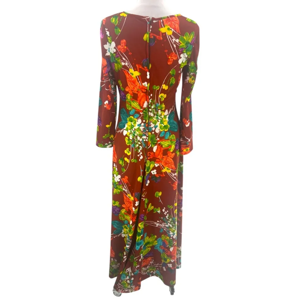 Vintage 1970’s Mister Roberts floral maxi dress boho - Image 2