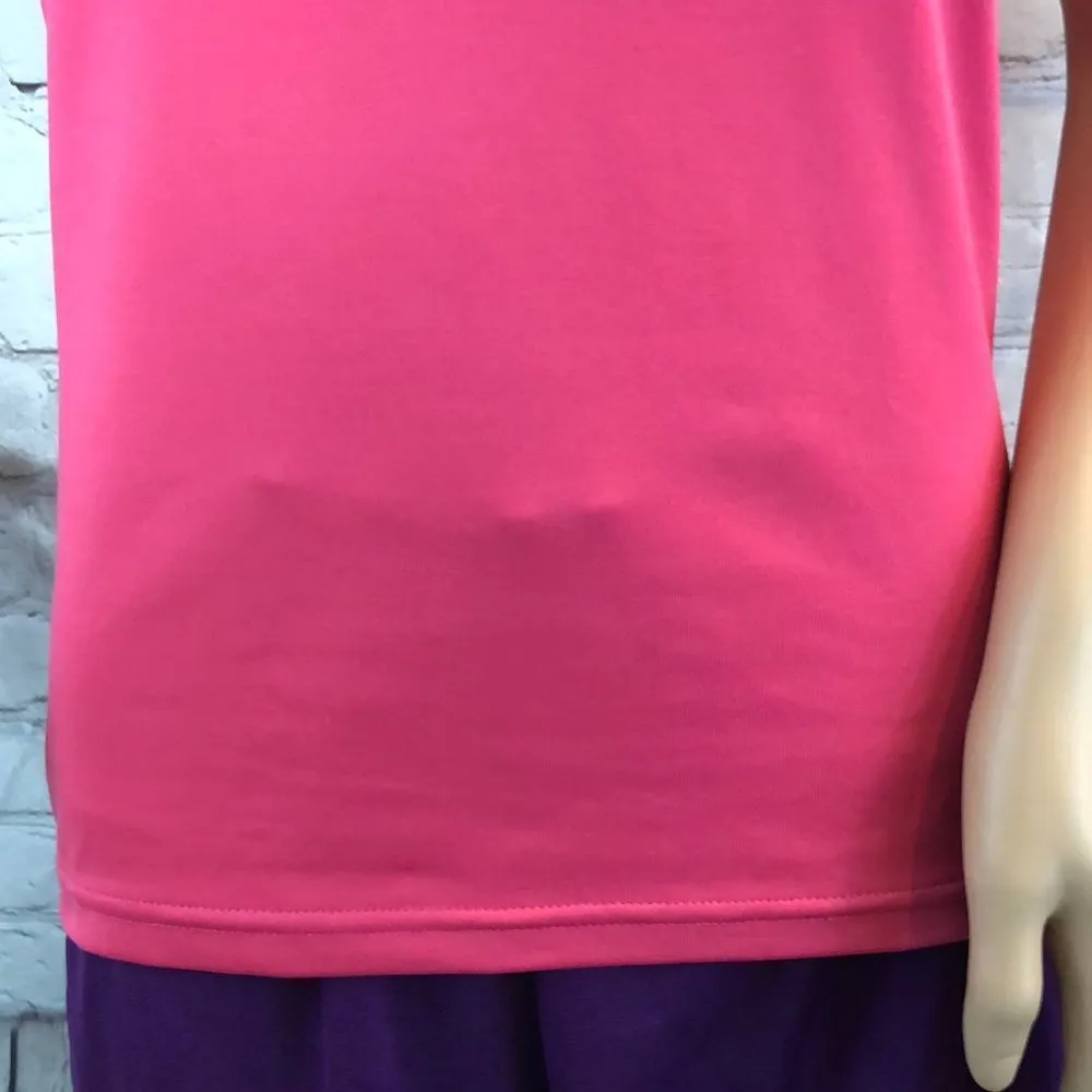 Athleta Cross Back Workout Tank With Bra Shelf Medium - Image 4