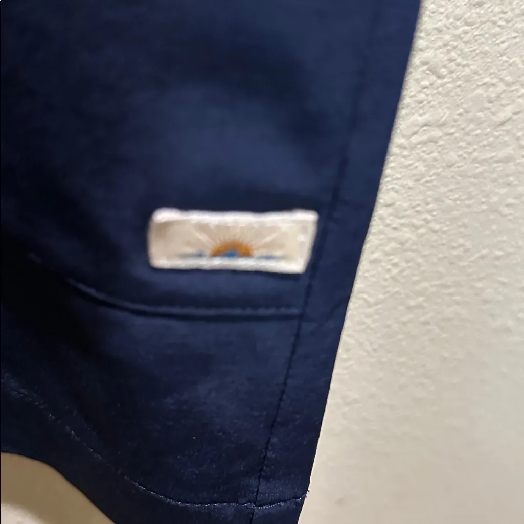 Faherty Size XS All Day Vneck Dress Blue - Image 8