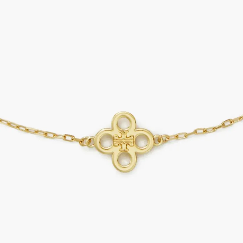 New Tory Burch KIRA CLOVER Necklace in gold. Comes with Tag - Image 4