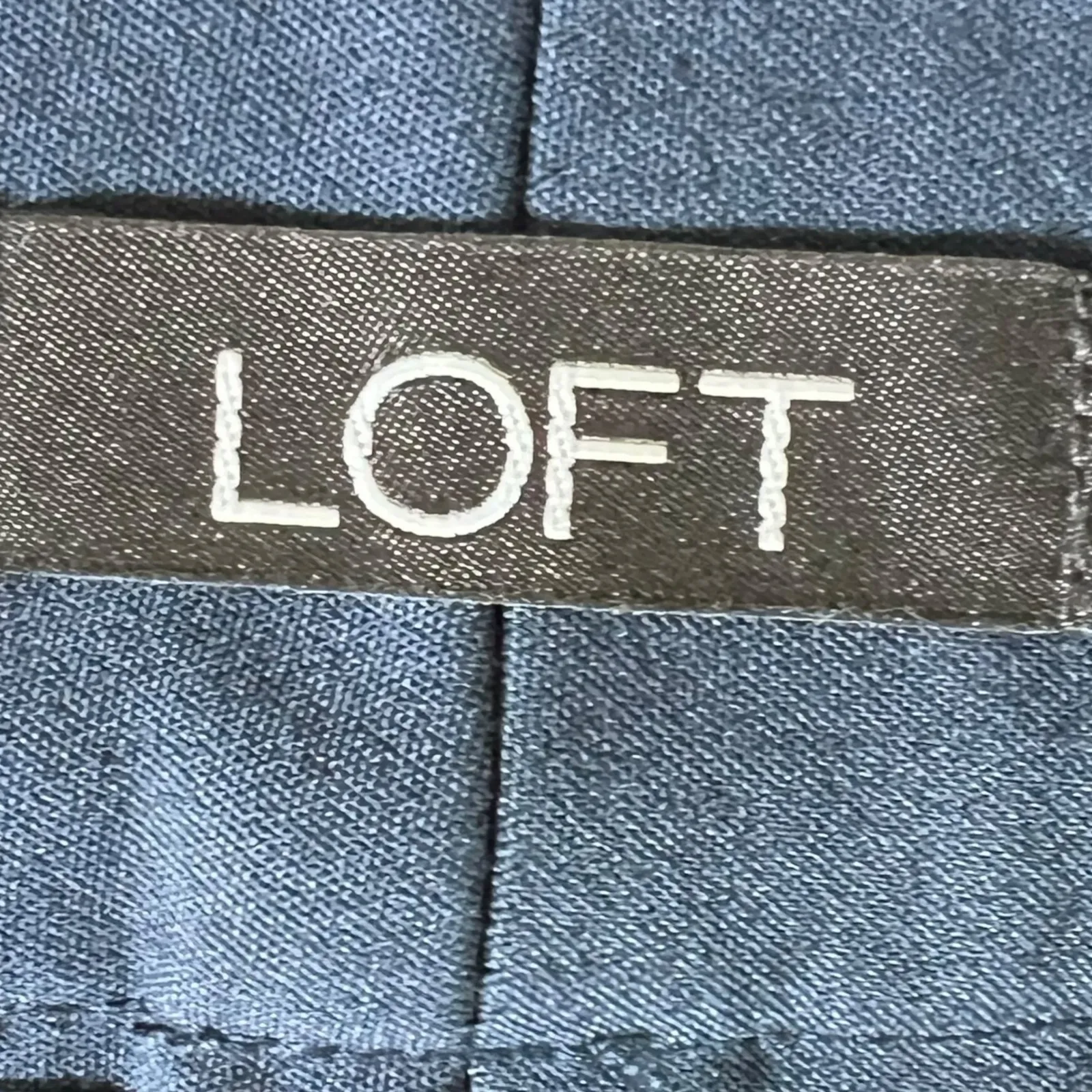 LOFT Marisa Skinny Ankle Pants Womens 6 Navy Work Career Classic Professional - Image 4