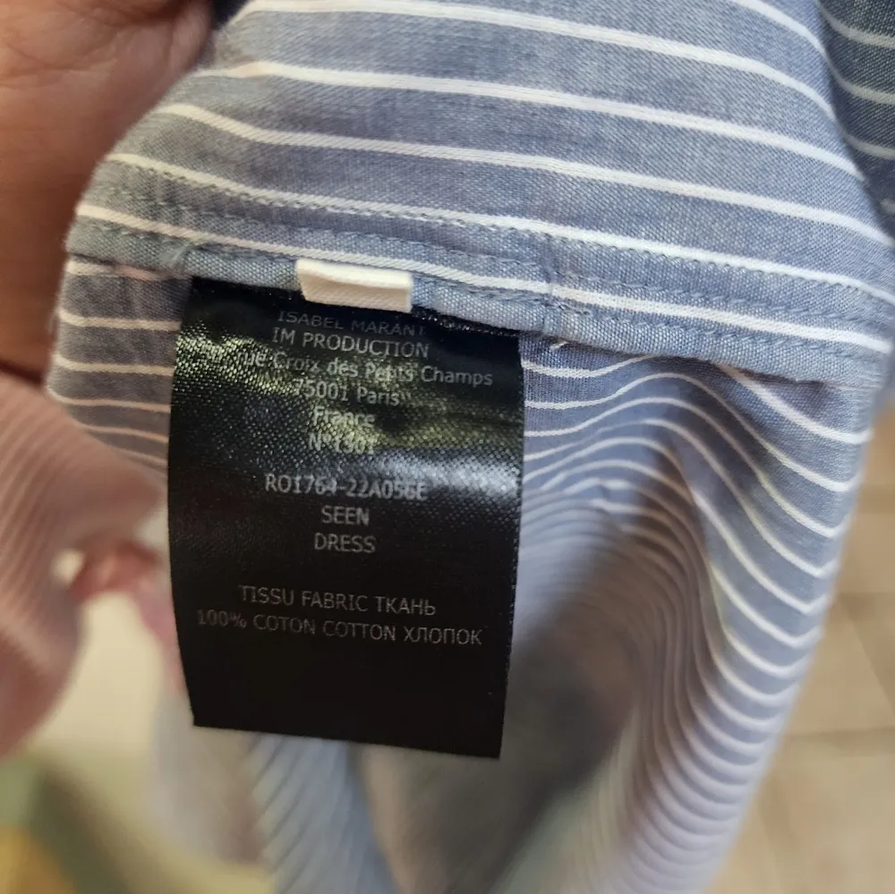 Isabel Marant Étoile Seen Striped Cotton Shirt Dress size 36 - Image 7