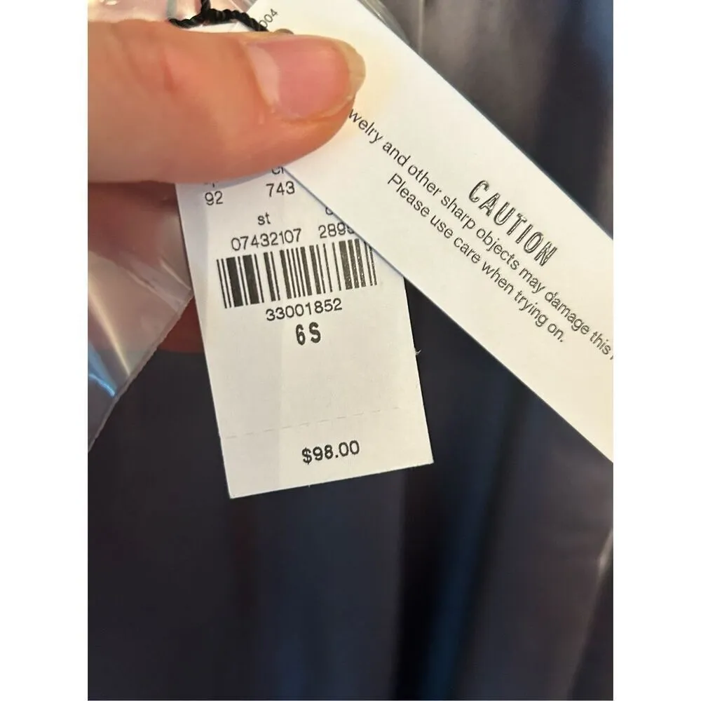 Express silky dress pants high waist wide leg size 6S - Image 4