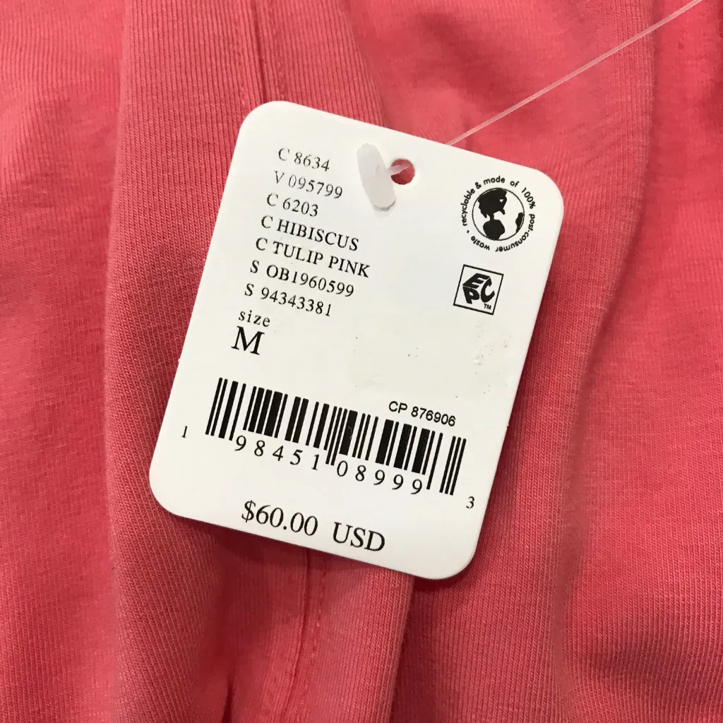 Free People Movement Hot Shot Tee Shirt Romper in Hibiscus size M NWT - Image 5