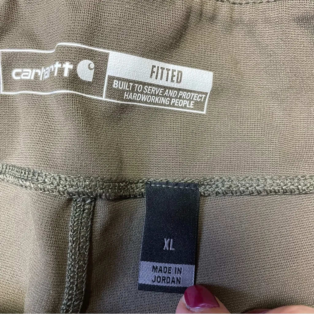 Carhartt Force Fitted Lightweight Ankle Length Legging Women’s XL Olive Green - Image 5