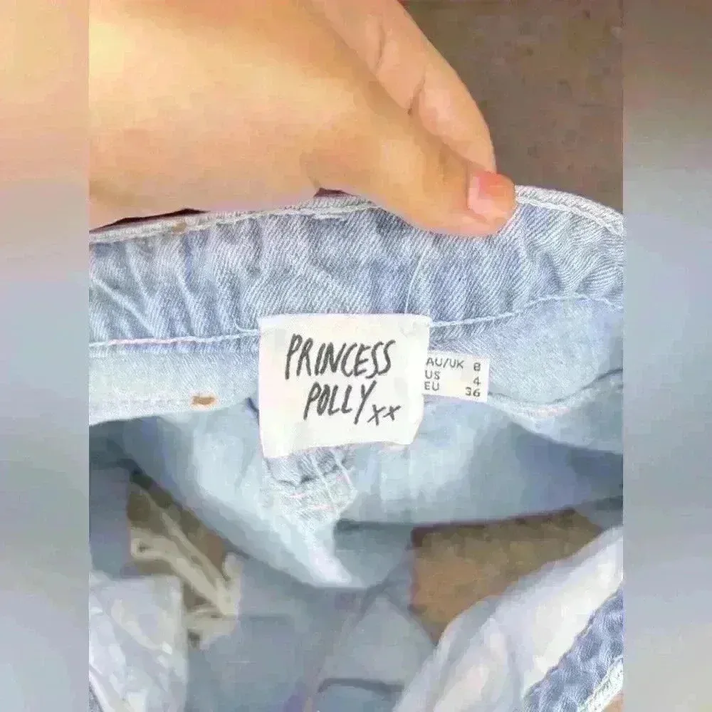 Women’s Princess Polly Denim Shorts - Image 4