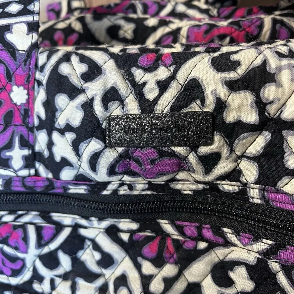 Vera Bradley Grand Traveler Quilted Carry On Bag — Purple Medallion Medium - Image 6