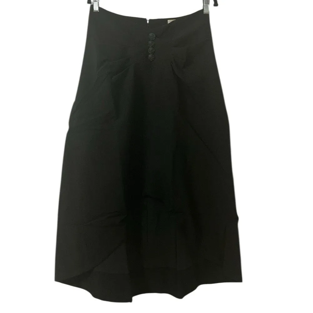 Adrienne Landau Black High-lo Skirt(Size 2) - Image 4
