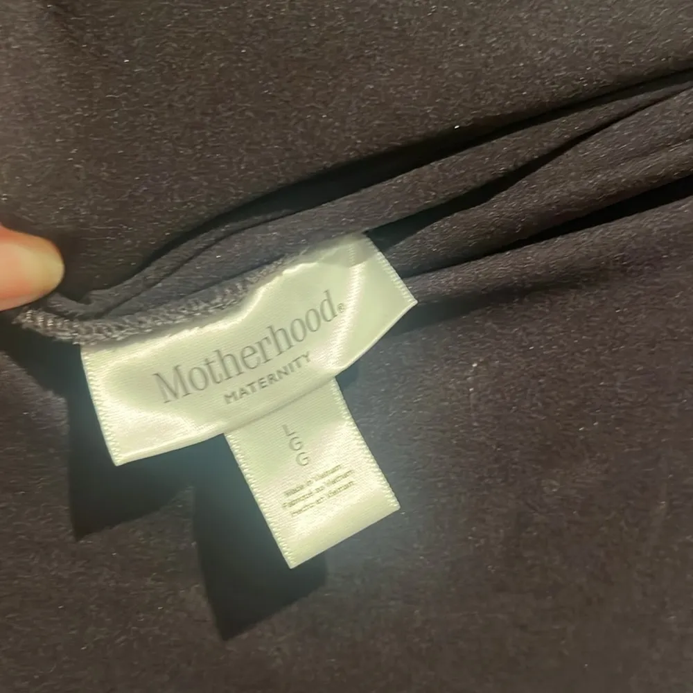 Motherhood Maternity Women’s Maternity Leggings Pants Gray Size Large - Image 9