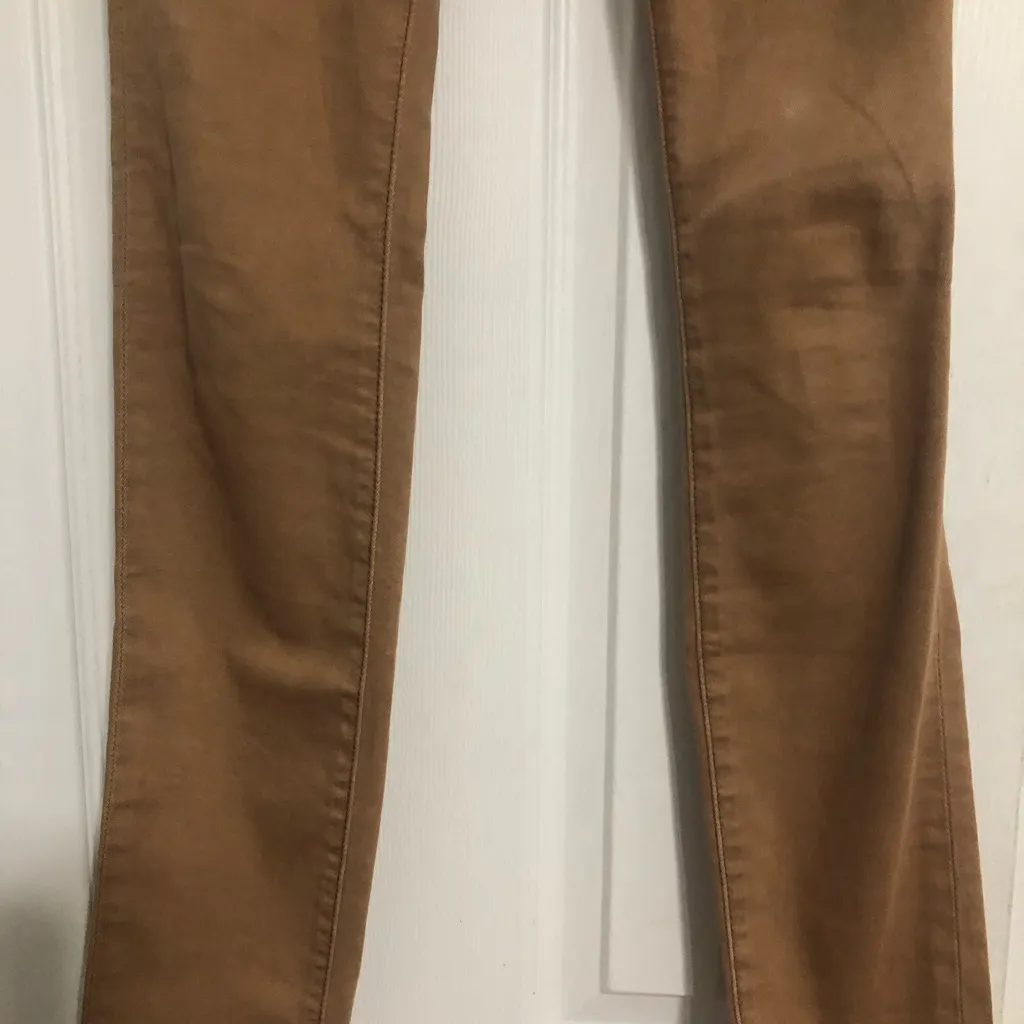 BDG mid rise cigaret ankle jeans‎ camel women’s size 24 x 30  waist measures 26 - Image 3