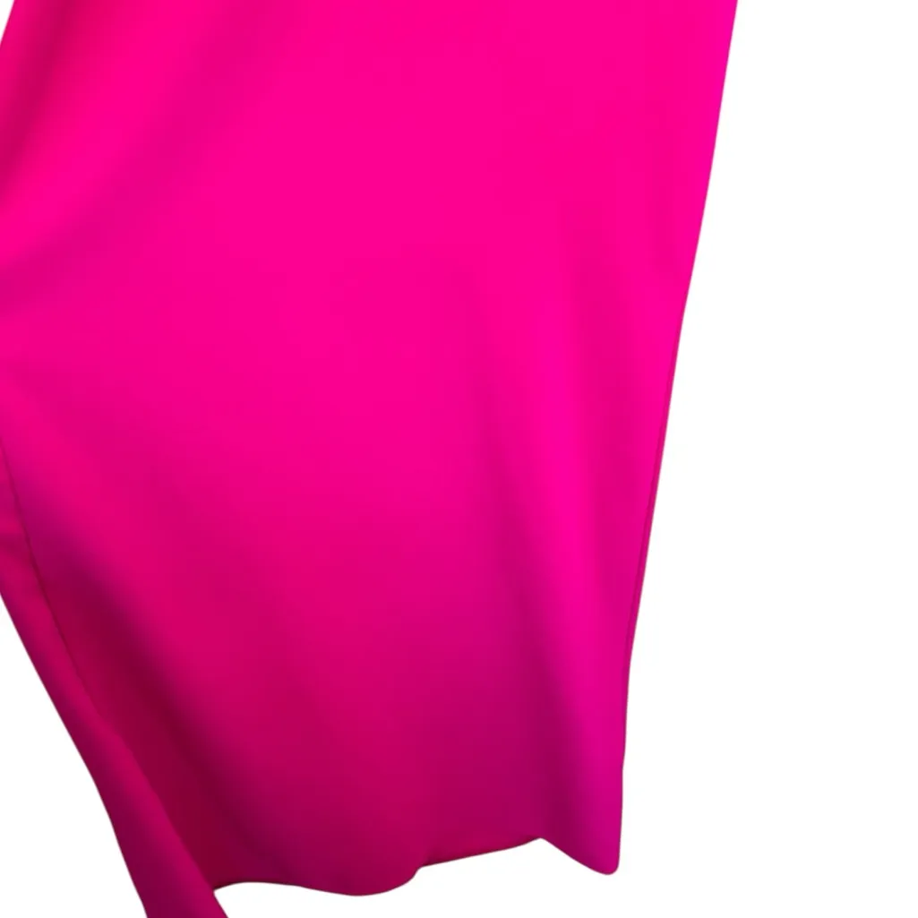 Adam Lippes Pink Jumpsuit Wide Leg Crew Neck Pockets size 6‎ Party Special Event - Image 9