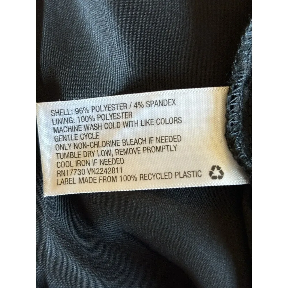 Ingrid Isabel Maternity Black & White Floral 3/4 Bell Sleeve Dress Size Large - Image 8