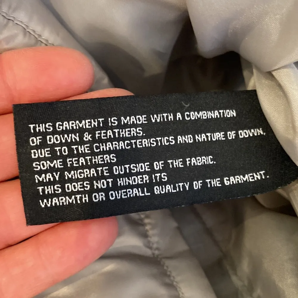 London Fog Collection Parka Hooded Zipper Snaps Puffer Jacket Down Sz PXL - Image 12