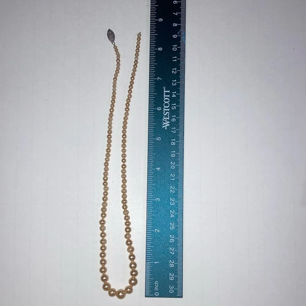 Lot of 3 beaded necklaces Blue - Image 4