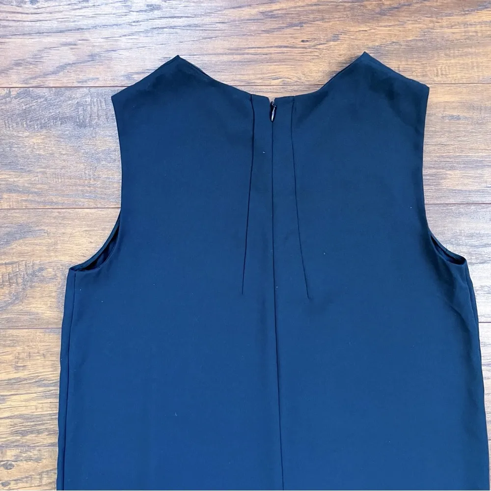 Vince xo Barney’s • shift dress tank sleeveless Coastal / Black minimalist - Image 8