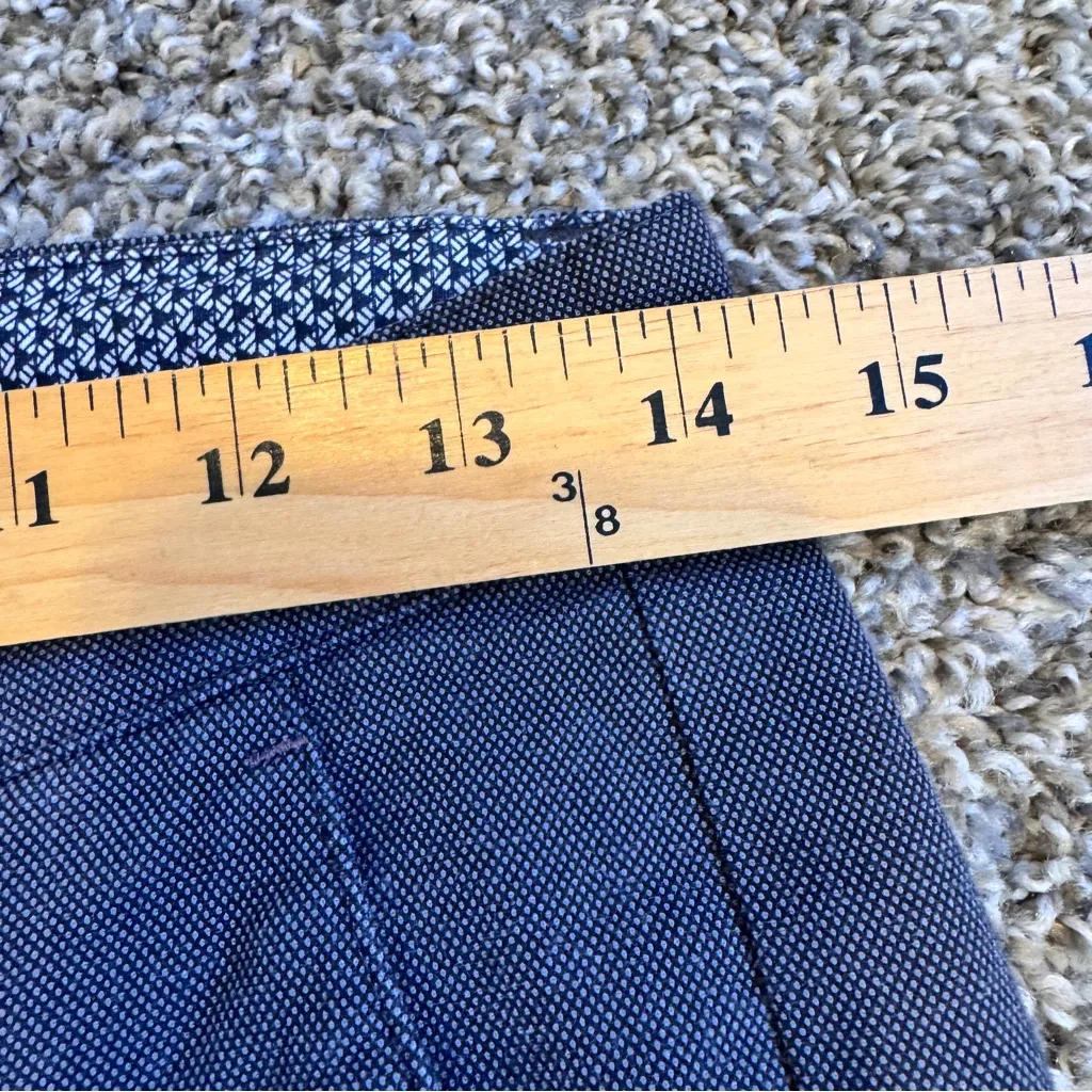 Ted Baker Blue Mid Rise Trouser Dress Pants Womens 28 Classic Preppy Slim Fit - Image 4