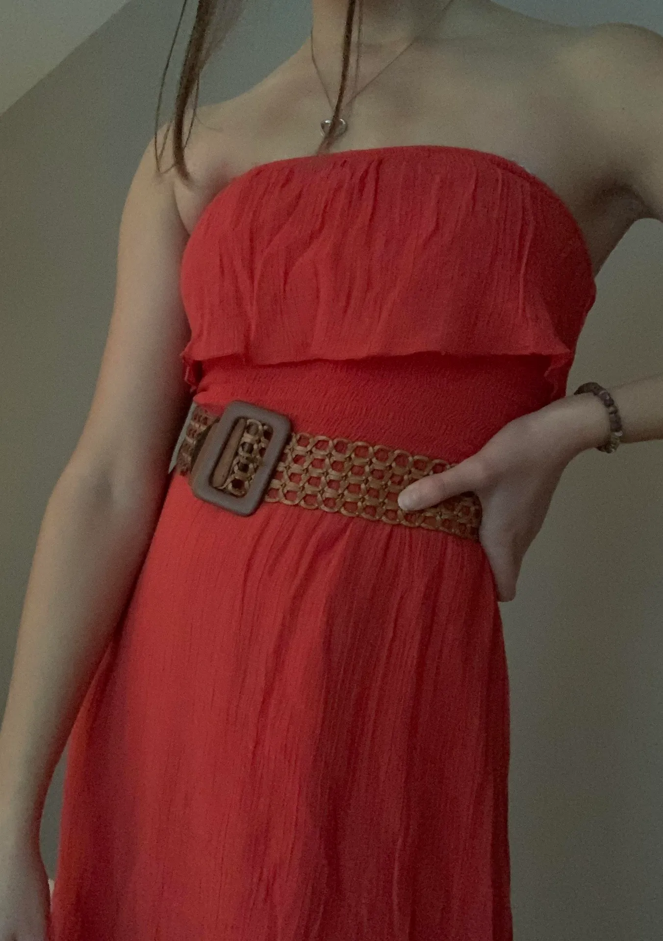 Orange Casual Dress - Image 2