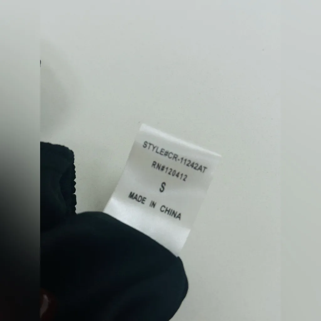 American Threads Black Ruffle Mini Dress Size Small - Image 8