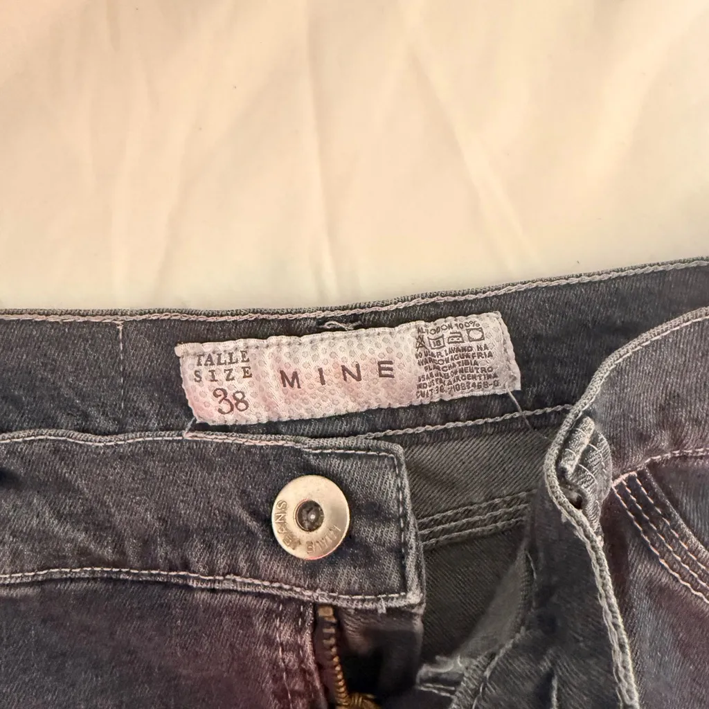 Denim Mini Skirt Size 38 - Image 2