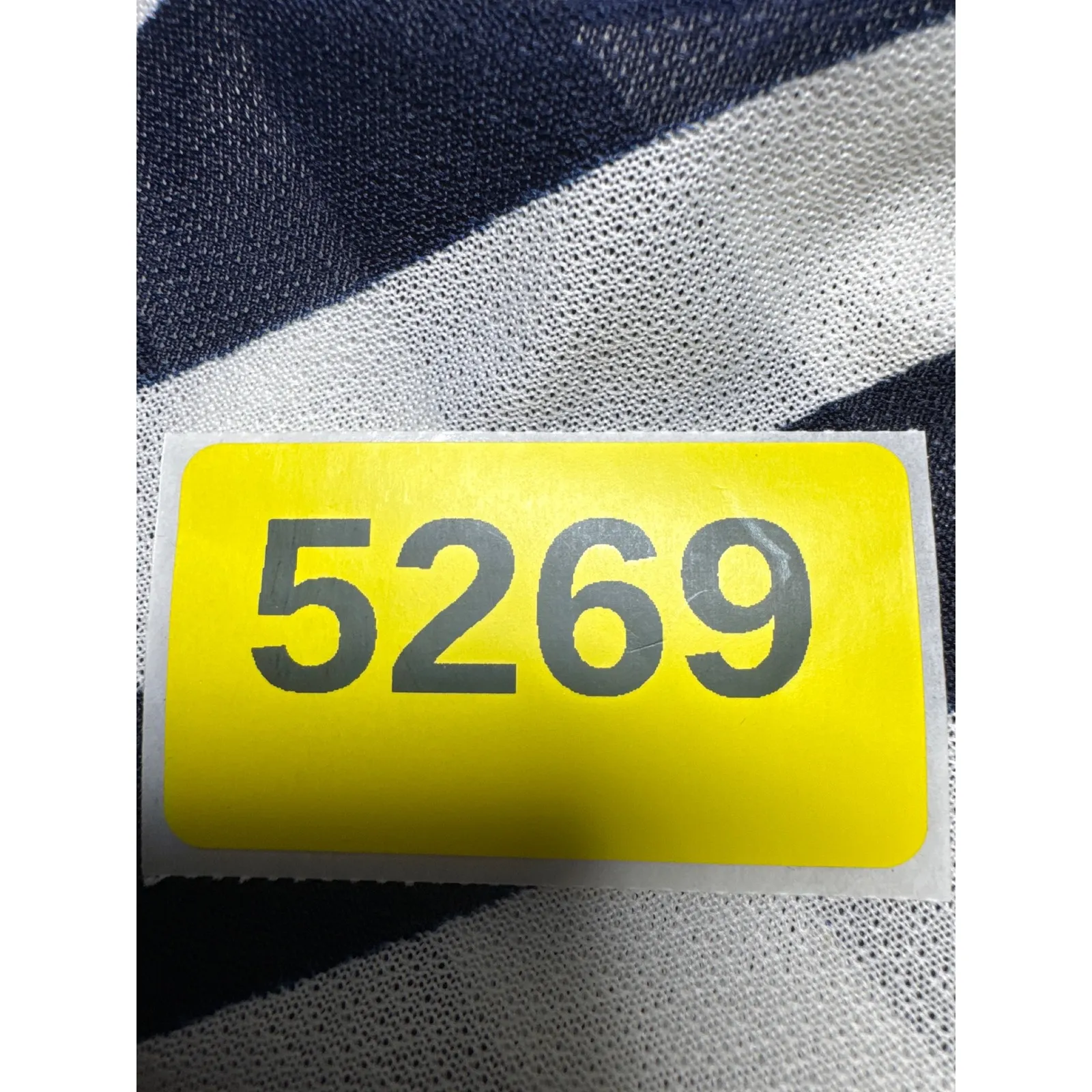 Samantha O California Nautical Sailboat Stripe Kaftan Top Blouse Womens 4 6 Black - Image 9