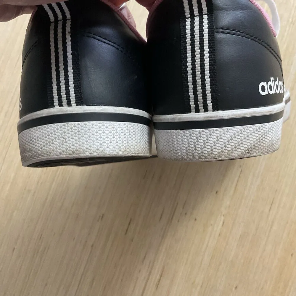 Adidas Leather Lace-Up Sneakers (753001) Black Pink  Womens Size 7M - Image 6