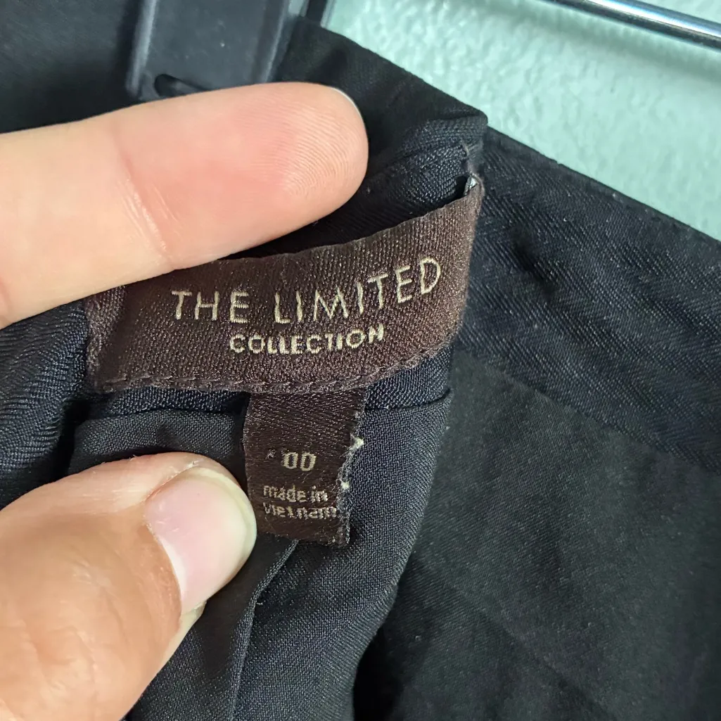 The Limited Classic Black Business Women's Fitted Short Skirt Sz 00 - Image 6