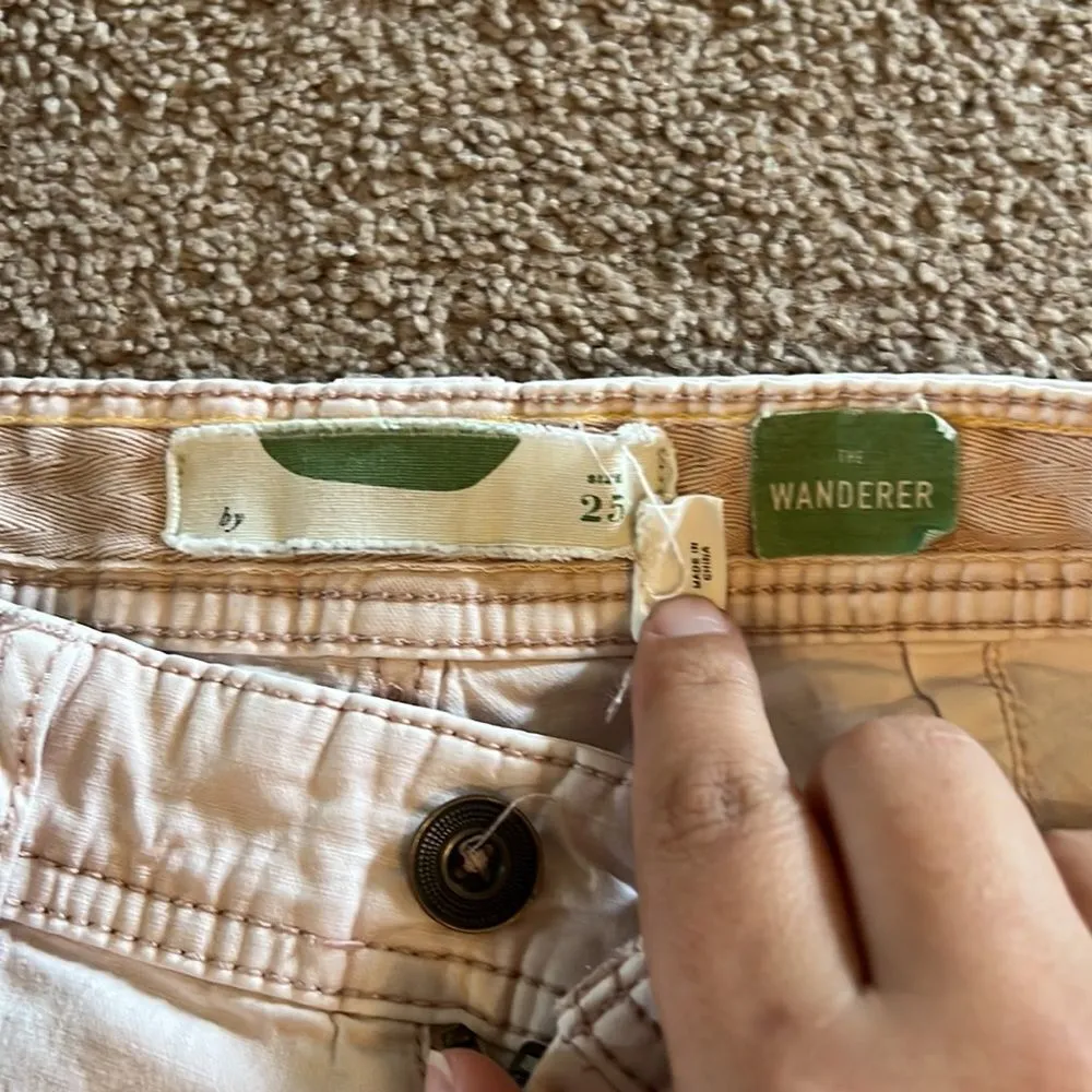 Anthro the wanderer pink blush linen pants 25 - Image 11