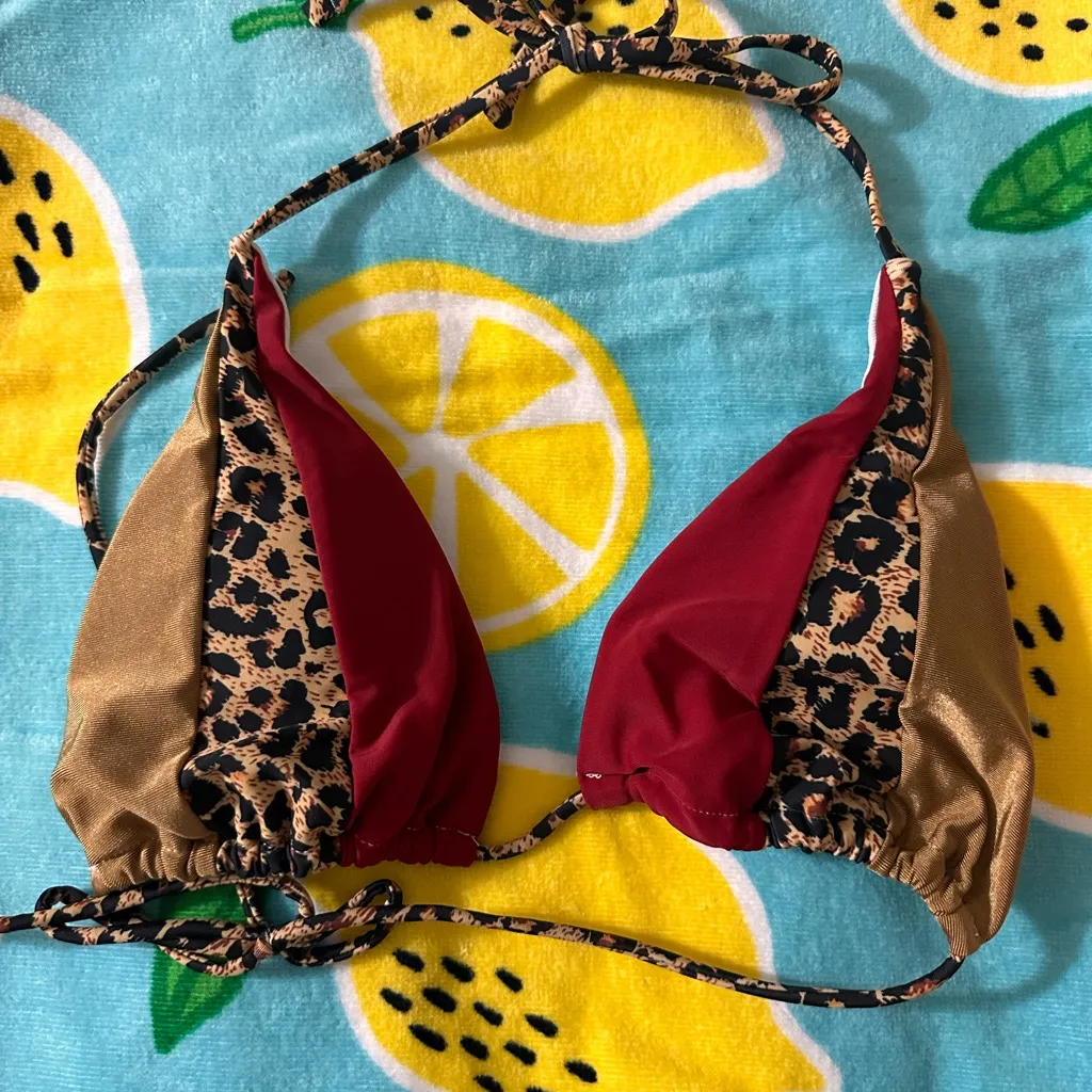 Leopard Print Bikini NWOT - Image 2