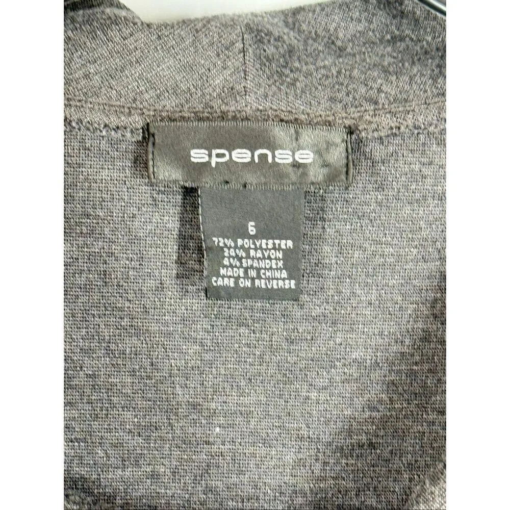 Spense Women gray scoop neck business dress size 6 - Image 2