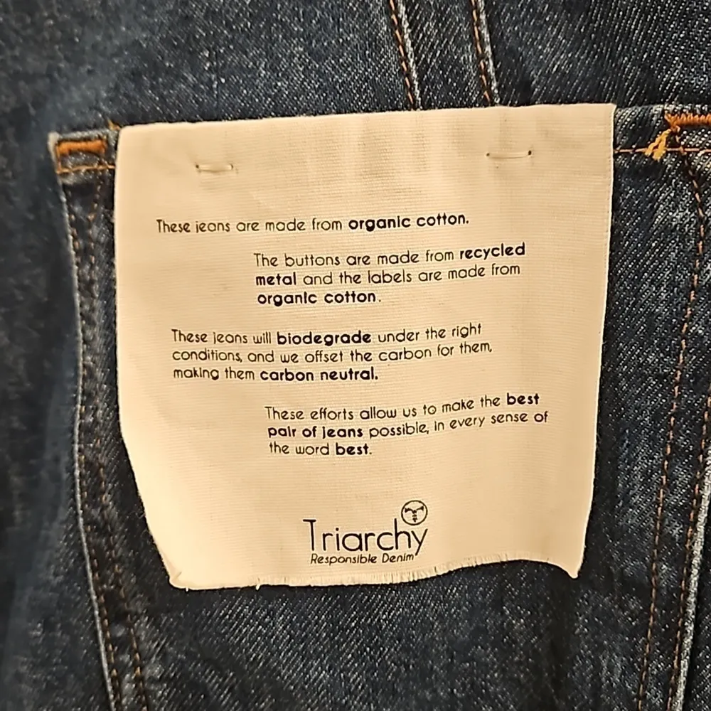 💕TRIARCHY💕 Ms. Onassis V High-Rise Wide Leg Jeans ~ Medium Indigo Blue 30 NWT - Image 15