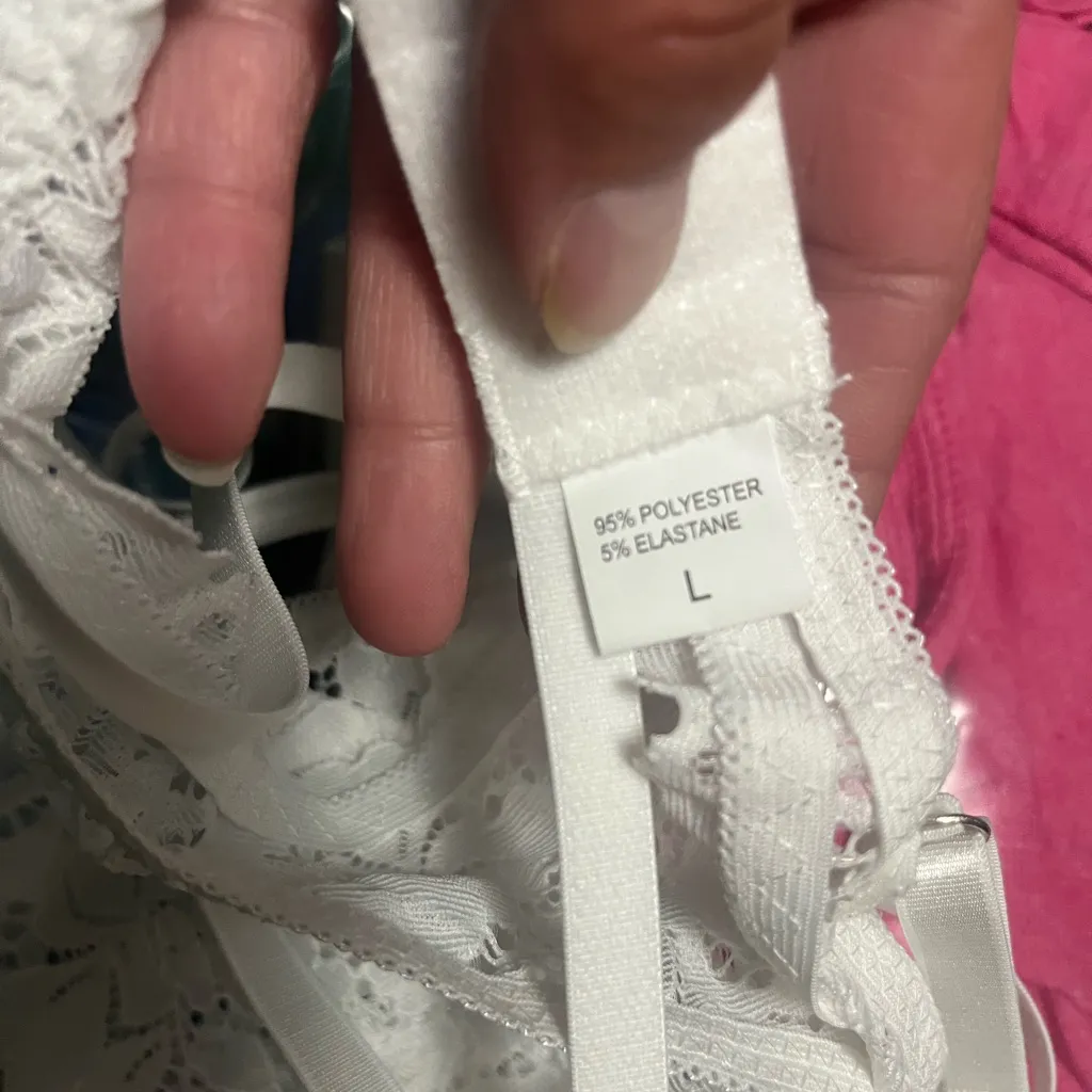 New! White Lace Strappy Underwire Underboob Pick - Image 4