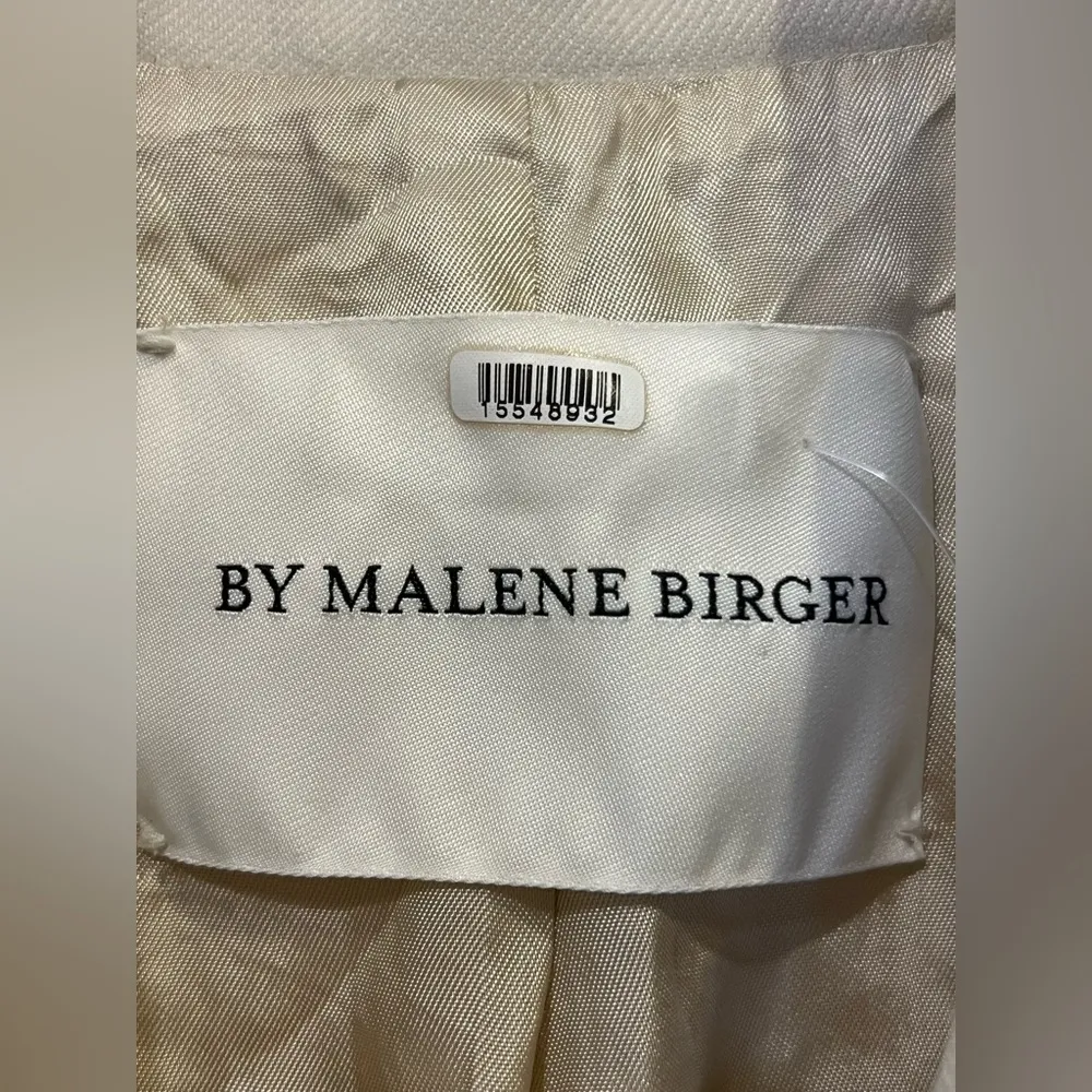 BY MALENE BIRGER Biena Woven Blazer‎ Beige Small - Image 4