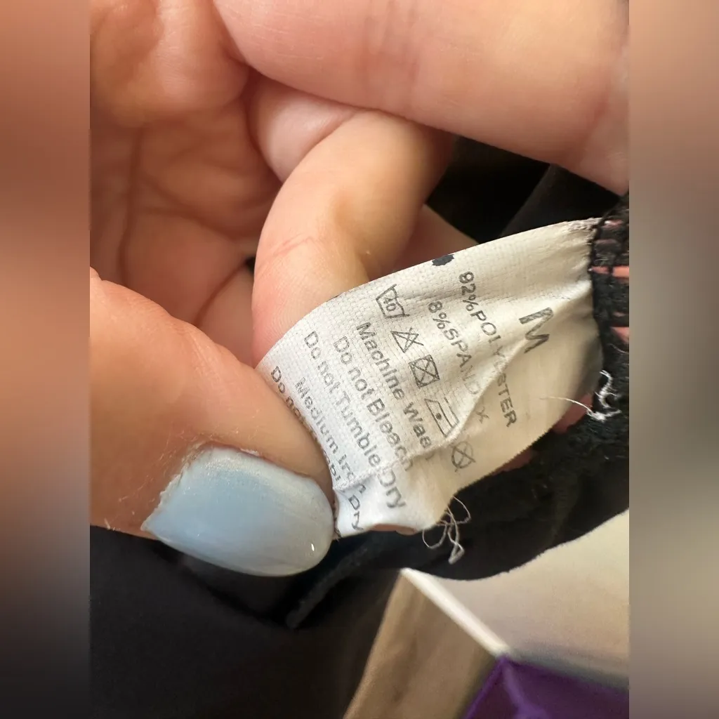 Butt Lifting Scrunch Seamless Leggings for Women High Waisted Booty Workout Black Size M - Image 7