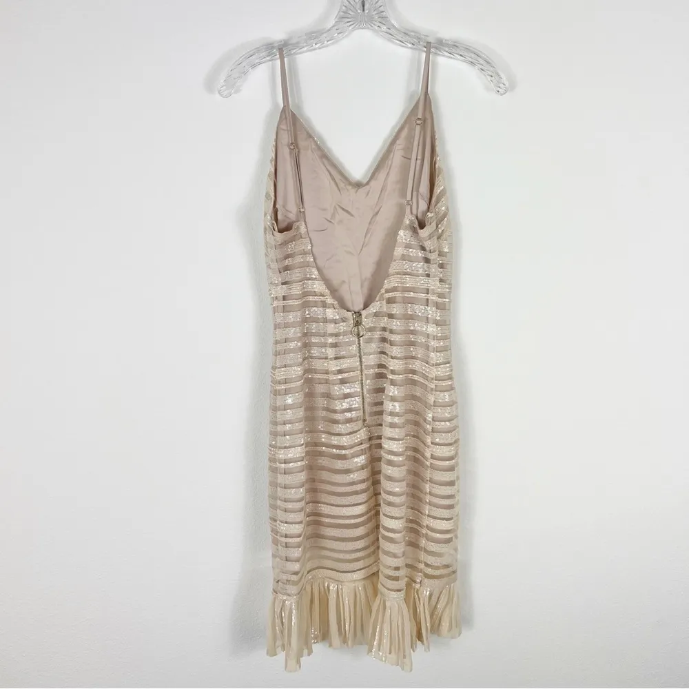 NWT NEW The Jetset Diaries TJD Power of Love Mini Dress Nude Medium M - Image 6