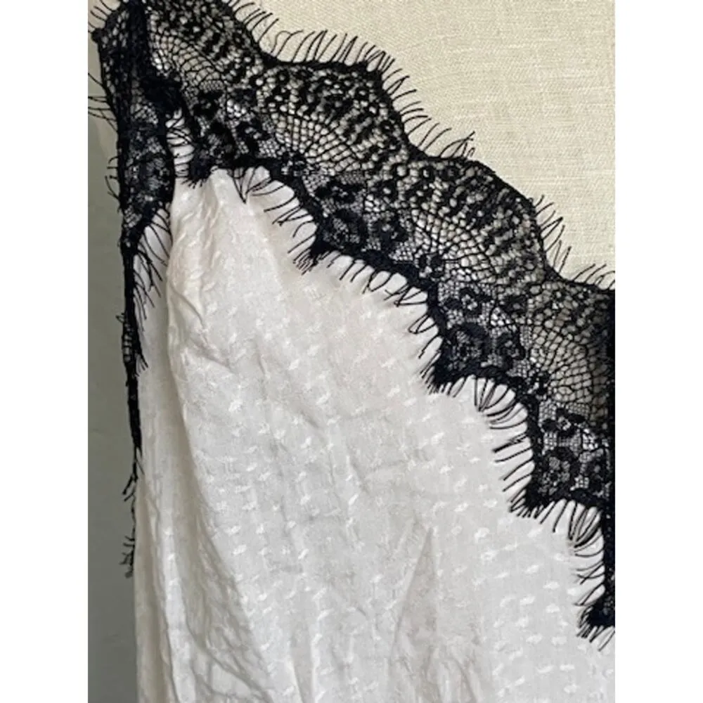 Midnight Bakery Blush Pink Black Lace Gown and Robe Set Size M - Image 4