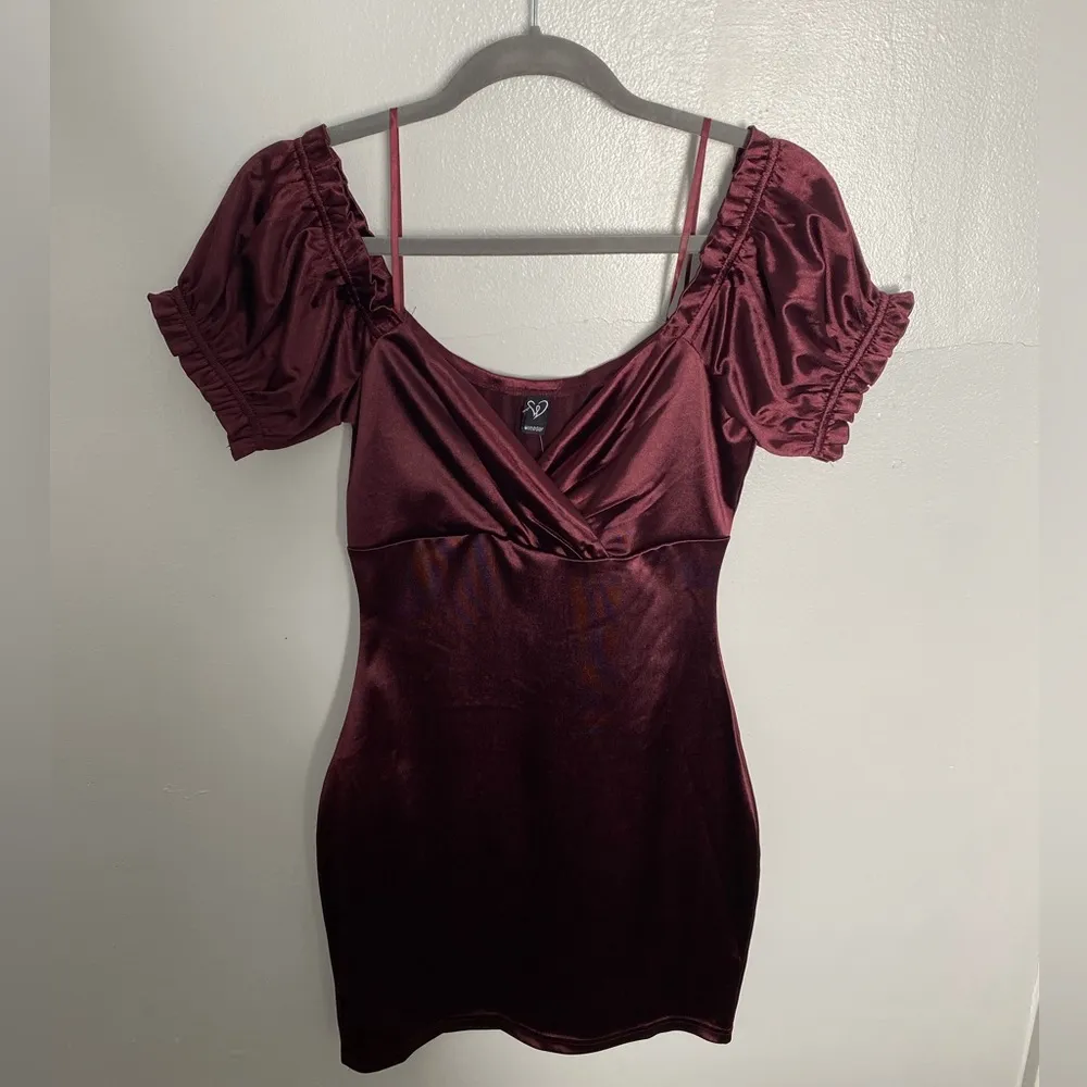 Satin Mini Dress - Image 3