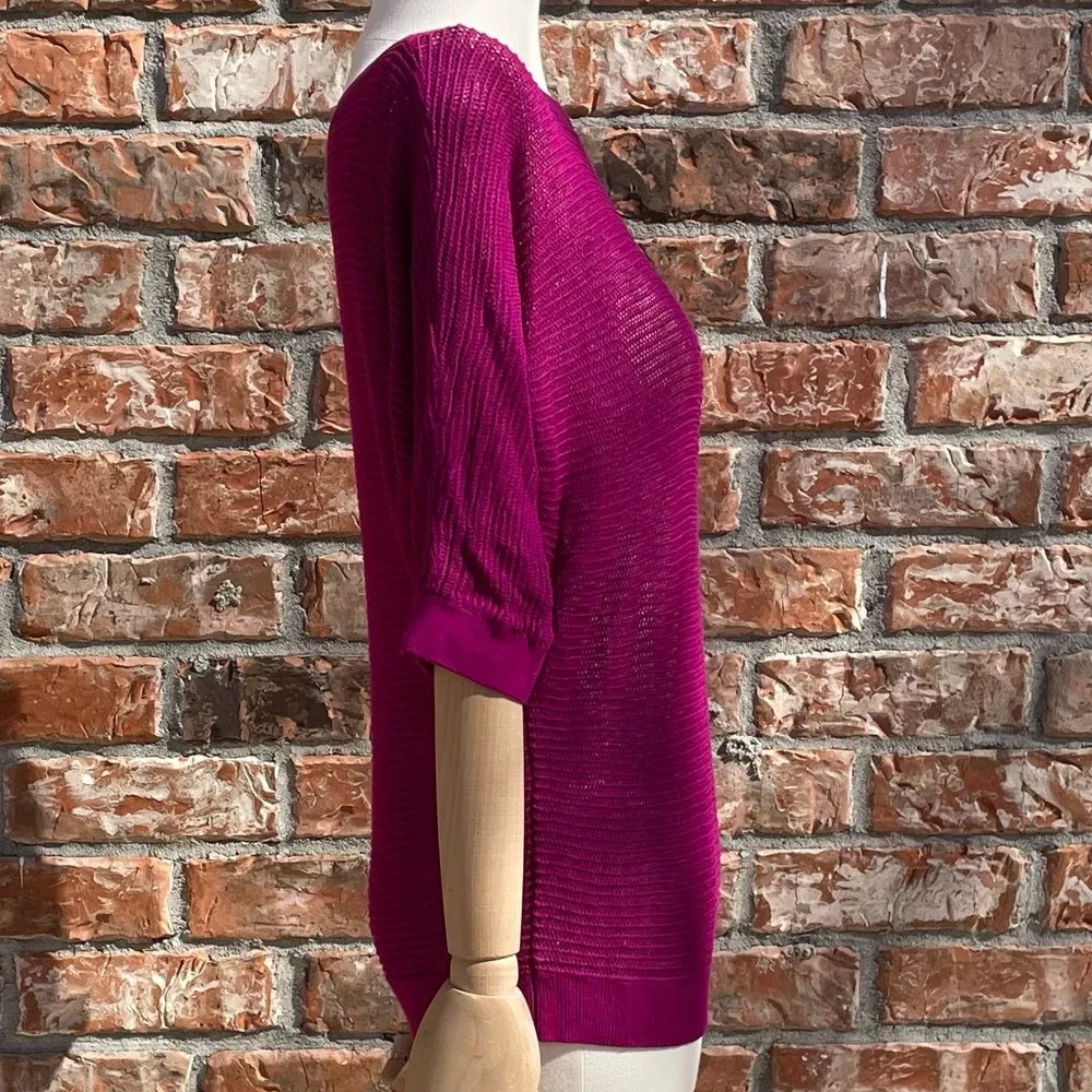 magenta/cranberry fitted sweater/top / M / Excellent condition - Image 5