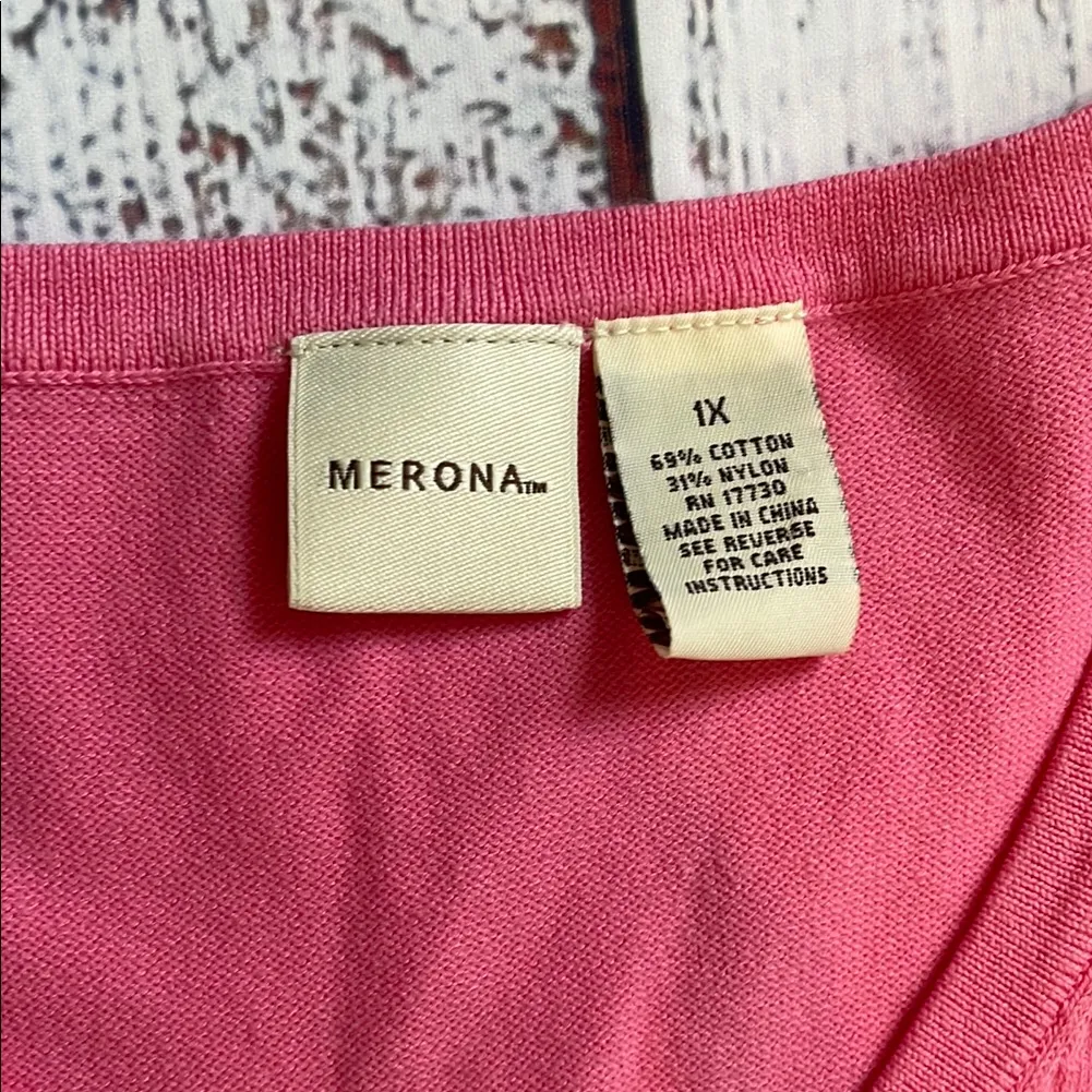 Pink Sleeveless V-Neck Top - Image 2