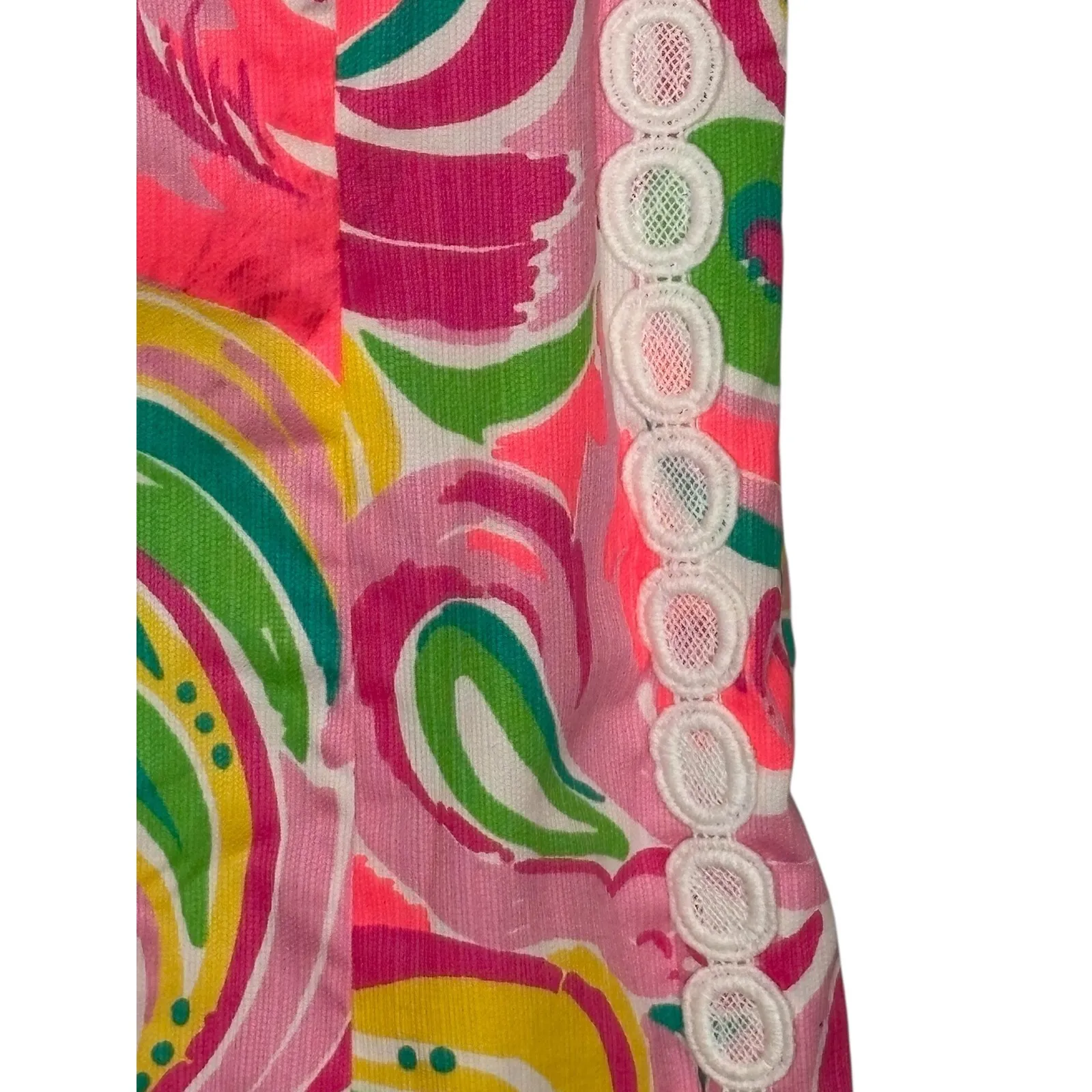 Lilly Pulitzer Mila Shift Dress Multi All Nighter Flamingo Sleeveless Size 6 - Image 7
