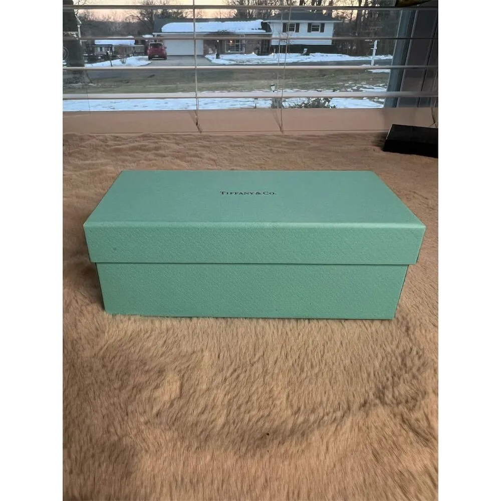 Tiffany & Co Women's Eyeglasses Case Black w/ Blue Accents Full Rim - Image 13